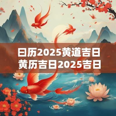 曰历2025黄道吉日 黄历吉日2025吉日查询
