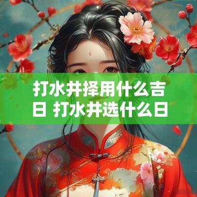 打水井择用什么吉日 打水井选什么日子最好