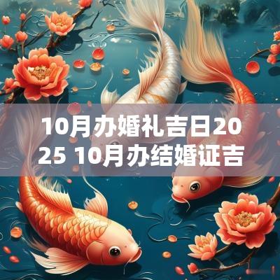 10月办婚礼吉日2025 10月办结婚证吉日