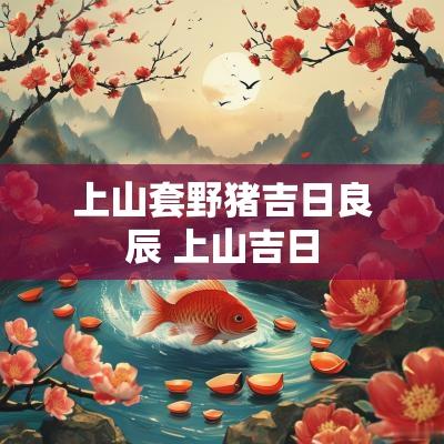 上山套野猪吉日良辰 上山吉日