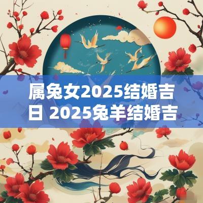 属兔女2025结婚吉日 2025兔羊结婚吉日查询