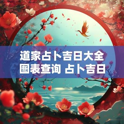 道家占卜吉日大全图表查询 占卜吉日查询表