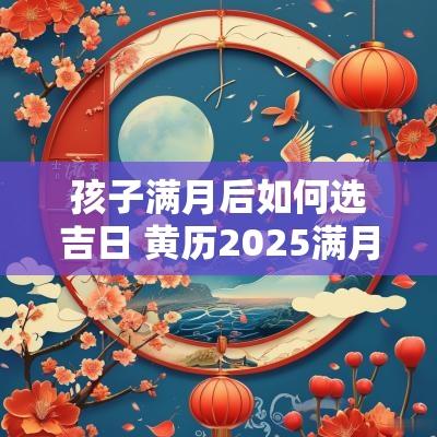 孩子满月后如何选吉日 黄历2025满月吉日