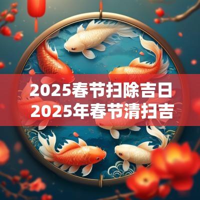 2025春节扫除吉日 2025年春节清扫吉日