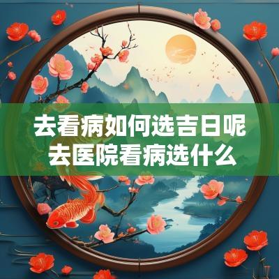去看病如何选吉日呢 去医院看病选什么好日子