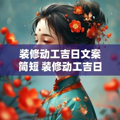 装修动工吉日文案简短 装修动工吉日2025年