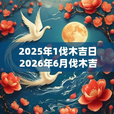 2025年1伐木吉日 2026年6月伐木吉日一览表