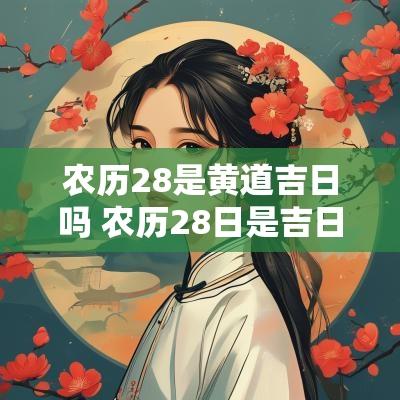 农历28是黄道吉日吗 农历28日是吉日吗