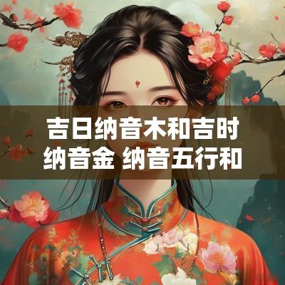 吉日纳音木和吉时纳音金 纳音五行和日柱纳音一样