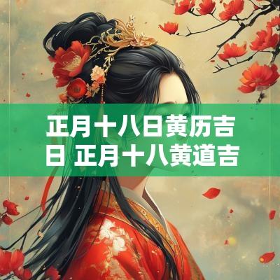 正月十八日黄历吉日 正月十八黄道吉日的视频