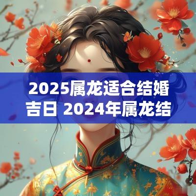 2025属龙适合结婚吉日 2025年属龙结婚吉日有哪些