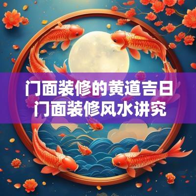 门面装修的黄道吉日 门面装修风水讲究