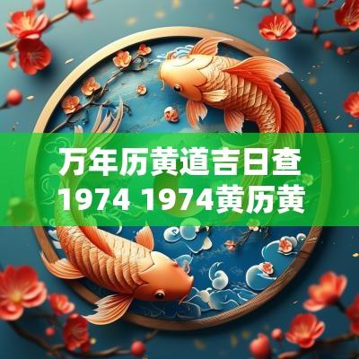 万年历黄道吉日查1974 1974黄历黄道吉日