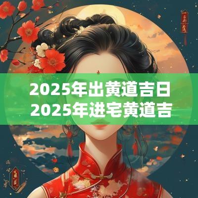 2025年出黄道吉日 2025年进宅黄道吉日