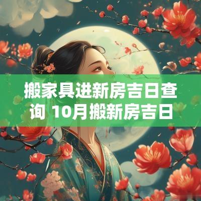 搬家具进新房吉日查询 10月搬新房吉日吉时查询