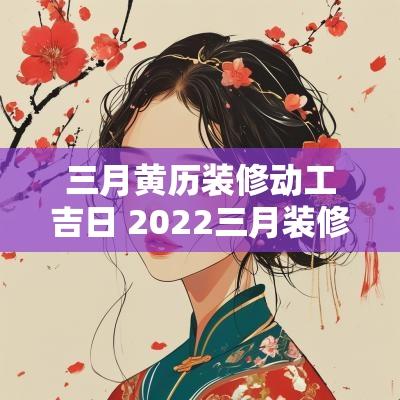 三月黄历装修动工吉日 2025三月装修吉日