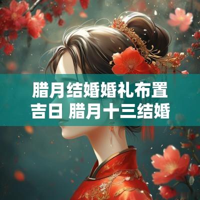 腊月结婚婚礼布置吉日 腊月十三结婚是吉日吗