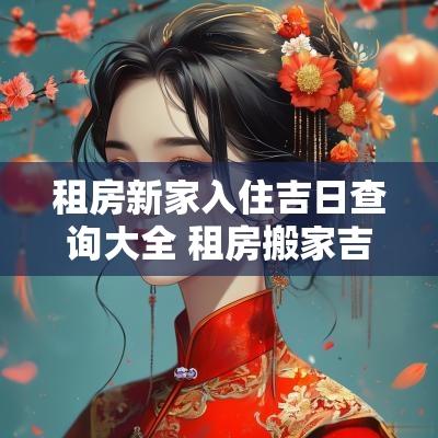 租房新家入住吉日查询大全 租房搬家吉日一览表