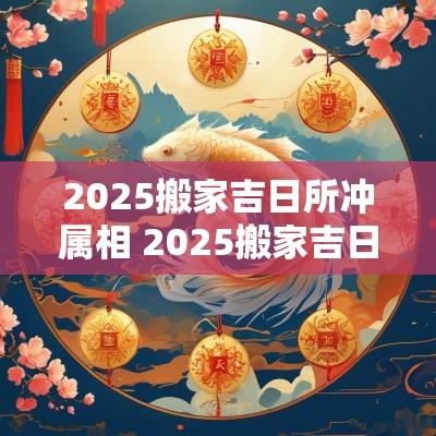 2025搬家吉日所冲属相 2025搬家吉日属相