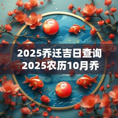 2025乔迁吉日查询 2025农历10月乔迁吉日 2025乔迁吉日查询 2025农历10月乔迁吉日