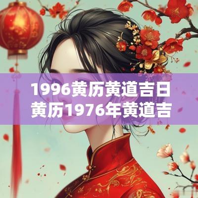 1996黄历黄道吉日 黄历1976年黄道吉日查询