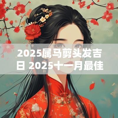 2025属马剪头发吉日 2025十一月最佳吉日