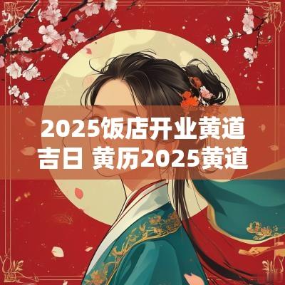 2025饭店开业黄道吉日 黄历2025黄道开业吉日