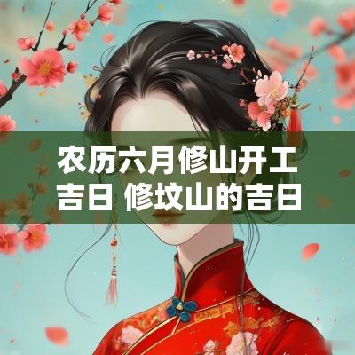 农历六月修山开工吉日 修坟山的吉日