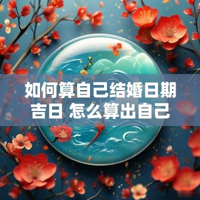 如何算自己结婚日期吉日 怎么算出自己结婚日期