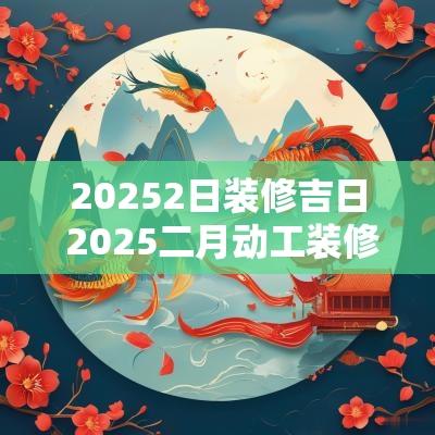 20252日装修吉日 2025二月动工装修吉日