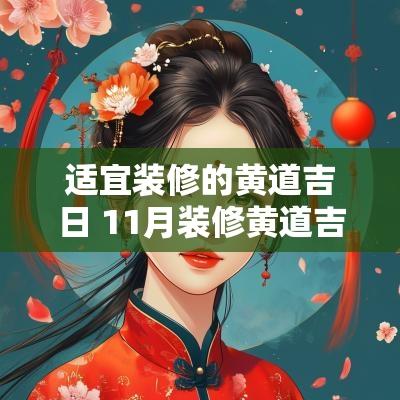 适宜装修的黄道吉日 11月装修黄道吉日