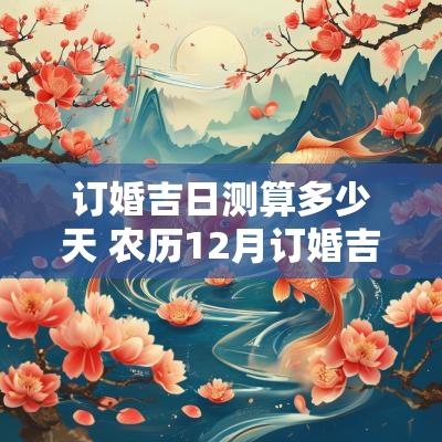 订婚吉日测算多少天 农历12月订婚吉日