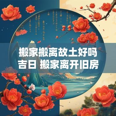 搬家搬离故土好吗吉日 搬家离开旧房子的讲究