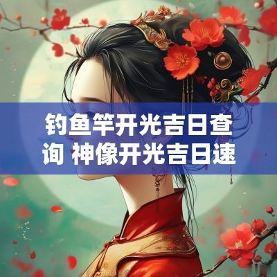 钓鱼竿开光吉日查询 神像开光吉日速查表