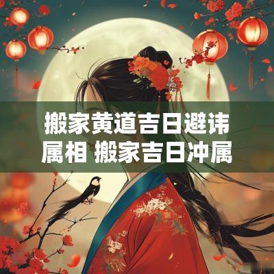搬家黄道吉日避讳属相 搬家吉日冲属相是指谁