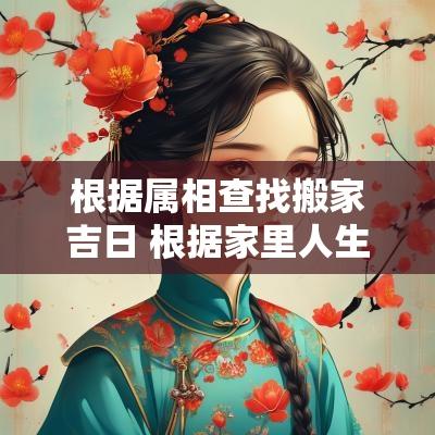 根据属相查找搬家吉日 根据家里人生肖看的搬家黄道吉日 根据属相查找搬家吉日 根据家里人生肖看的搬家黄道吉日