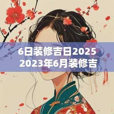 6日装修吉日2025 2025年6月装修吉日查询