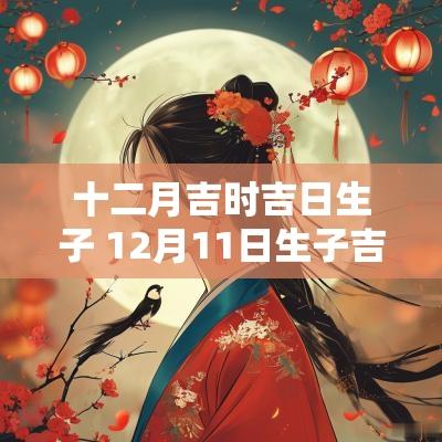 十二月吉时吉日生子 12月11日生子吉日