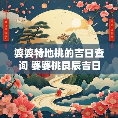 婆婆特地挑的吉日查询 婆婆挑良辰吉日要孩子