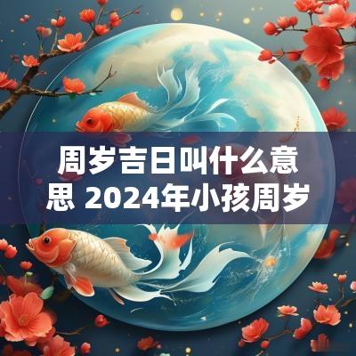 周岁吉日叫什么意思 2025年小孩周岁吉日