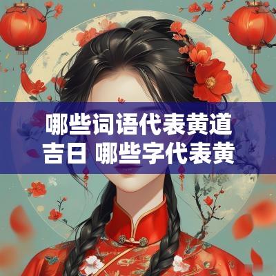 哪些词语代表黄道吉日 哪些字代表黄道吉日
