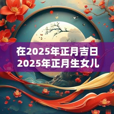 在2025年正月吉日 2025年正月生女儿吉日