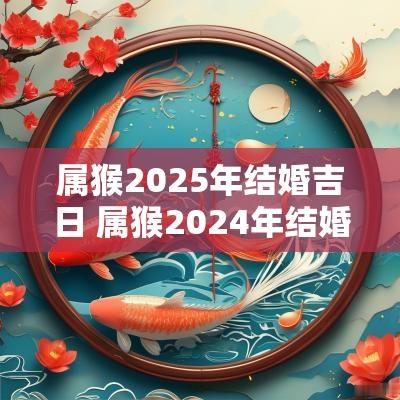 属猴2025年结婚吉日 属猴2025年结婚吉日一览表 属猴2025年结婚吉日 属猴2025年结婚吉日一览表