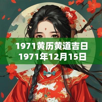 1971黄历黄道吉日 1971年12月15日黄历