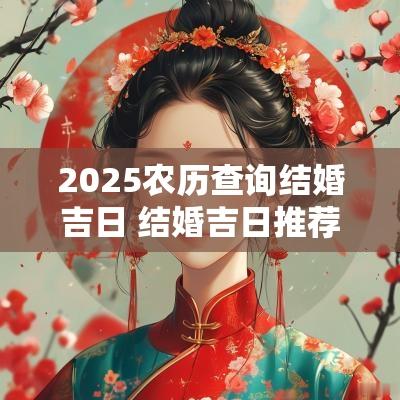 2025农历查询结婚吉日 结婚吉日推荐2025