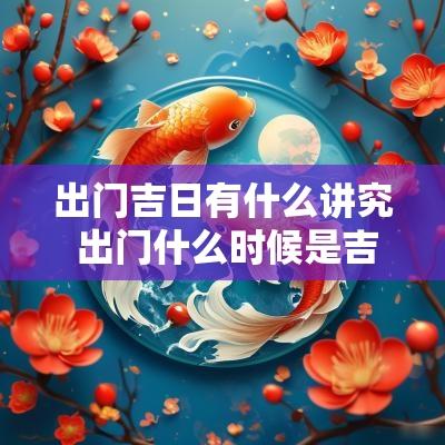 出门吉日有什么讲究 出门什么时候是吉日
