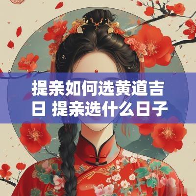 提亲如何选黄道吉日 提亲选什么日子最好