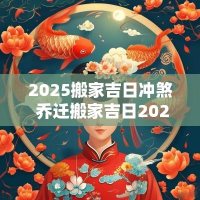 2025搬家吉日冲煞 乔迁搬家吉日2025