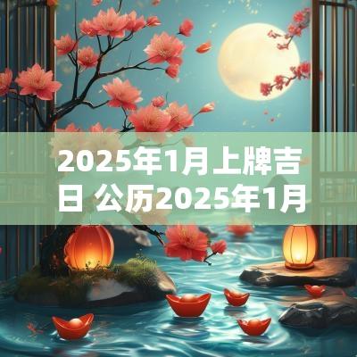2025年1月上牌吉日 公历2025年1月吉日