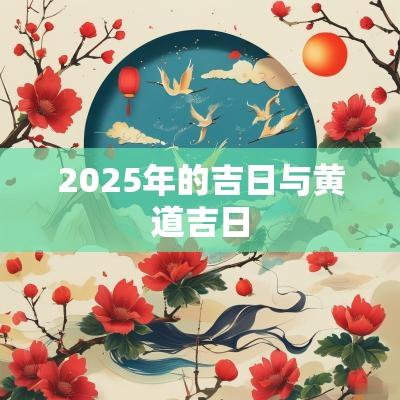 2025年的吉日与黄道吉日